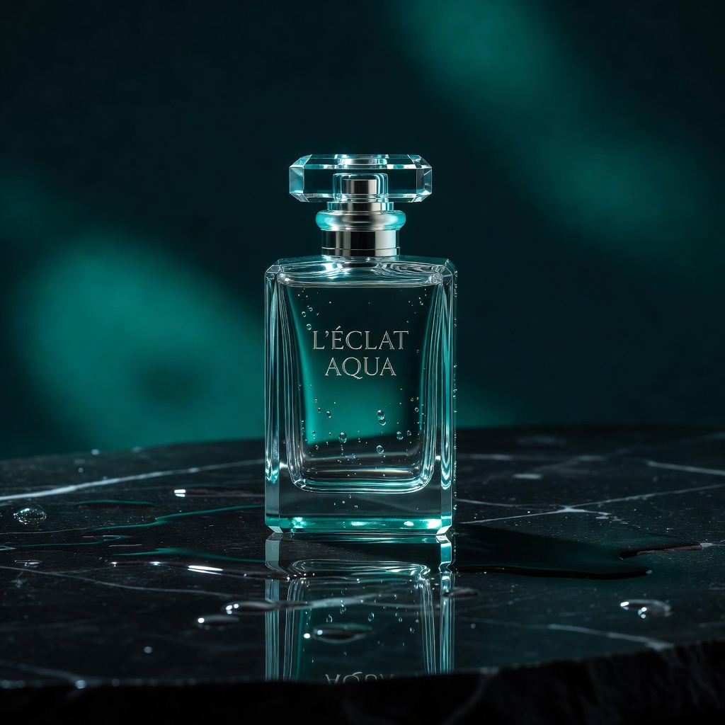 Luxury perfume hero shot